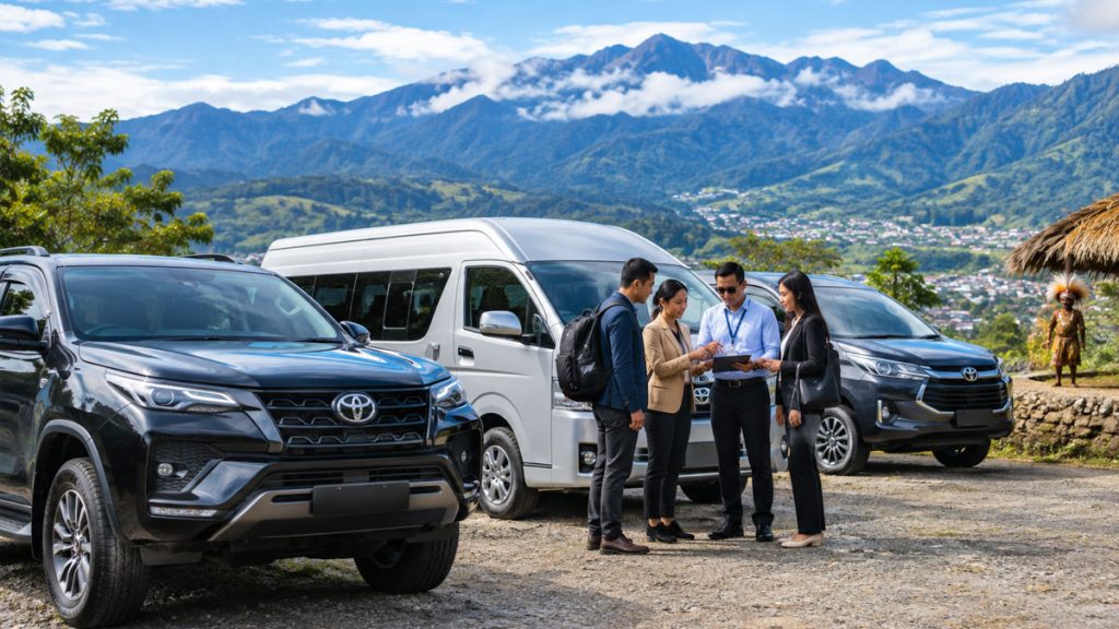 Rental Mobil Papua untuk Kegiatan Perusahaan dan Instansi