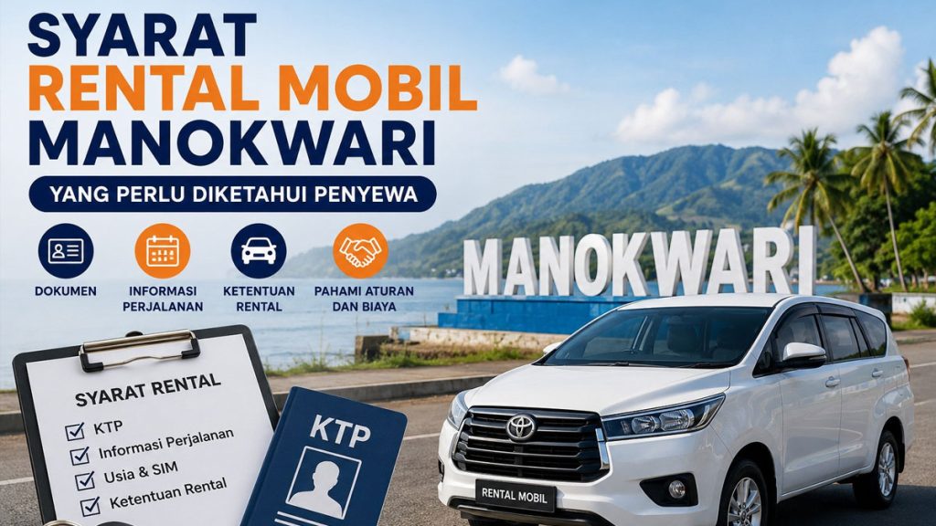 Syarat Rental Mobil Manokwari yang Perlu Diketahui Penyewa