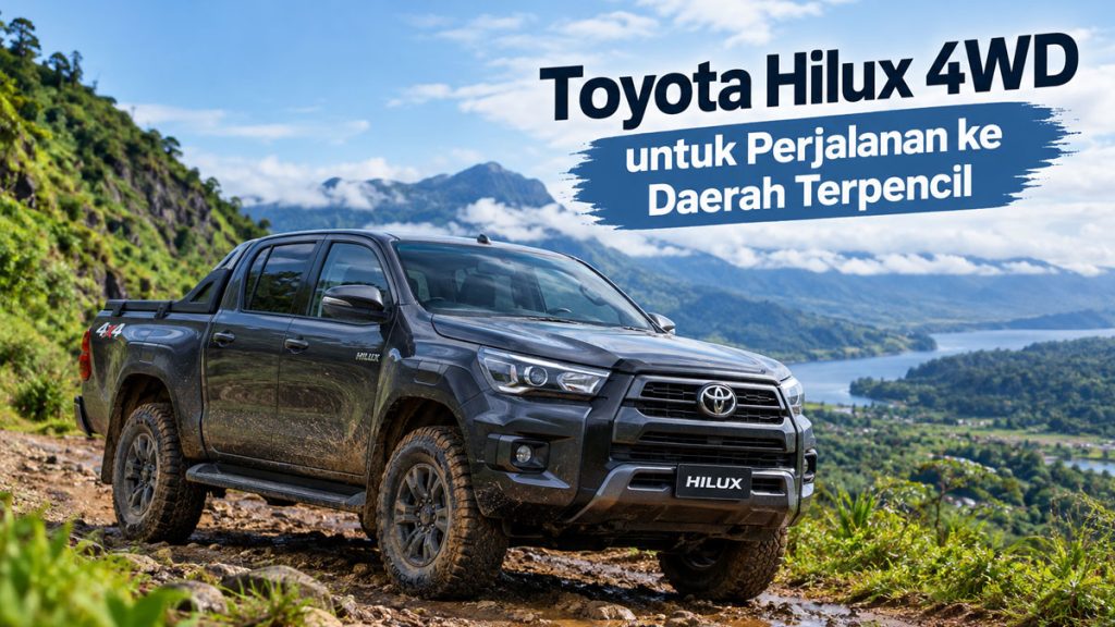 Toyota Hilux 4WD untuk Perjalanan ke Daerah Terpencil